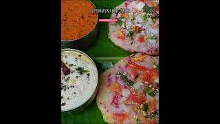 Beetroot Uttapam with coconut chutney  recipe indiancuisine viralshorts trending best [upl. by Sorci]