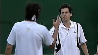 Tim Henman vs Mark Philippoussis 2004 Wimbledon R4 Highlights [upl. by Ninnette]