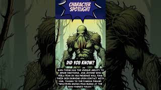 ManThing Marvel’s Guardian of Fear 🌿🔥 The Mysterious Swamp Hero  Comic Book Lore [upl. by Yojenitsirk]