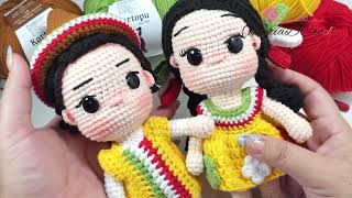 Amigurumi niño mexicano a crochet  Tutorial paso a paso fácil de realizar  1ra Parte [upl. by Nahn]