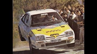 Drive Rally Retro Best of Opel Manta 400 Action 198419851986 ActionMistakesGravelTarmac [upl. by Eneleahcim544]