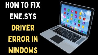 How to Fix ‘enesys’ Driver Error in Windows 11 [upl. by Natsirhc]