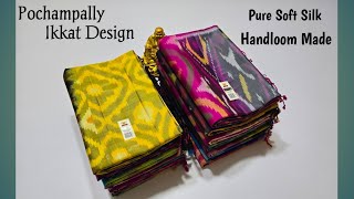 Pochampally Soft Silk Sarees With Price Ikkat Design  Beautiful CollectionBest Shop In Coimbatore [upl. by Vala]