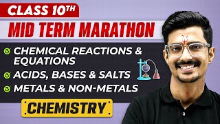 Complete CBSE Chemistry  Class 10th  MID Term in One Shot  Marathon Series 🔥 [upl. by Beryle937]