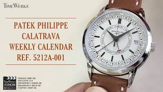 Patek Philippe Ref 5212A Calatrava Weekly Calendar [upl. by Lust643]