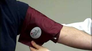 Proper Placement of a Blood Pressure Cuff by SunTech Medical [upl. by Yenitsed188]