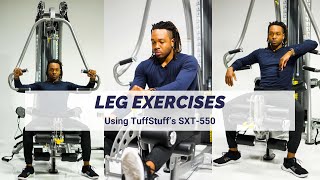 Leg Exercises SXT550 Hybrid Home Gym [upl. by Ridgley]