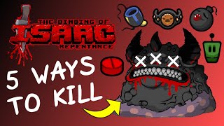 5 easyfun Ways to kill The Beast The Binding of Isaac Repentance [upl. by Deron]