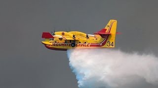 Canadair no combate a incêndios em Portugal [upl. by Akinet]