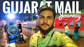 Gujarat Mail sleeper class train journey with 130kmph  Ahmedabad to Mumbai [upl. by Gabrielli]