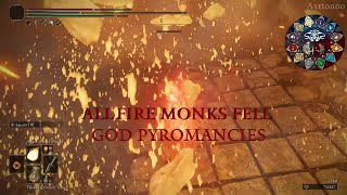 ELDEN RING  Convergence Mod Showcase  Fire Monks and Fell God Pyromancies [upl. by Zahavi]