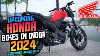 Honda upcoming bikes in India 2024  Honda Bikes Confirmed launch India 2024  Price  Launch Date [upl. by Nosreme]