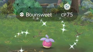 Pokemon Go Shiny Bounsweet Steenee Tsareena Community Day 19 May 2024 [upl. by Palma]