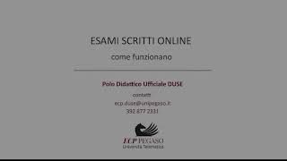 ESAMI SCRITTI ONLINE come funzionano [upl. by Anolahs]