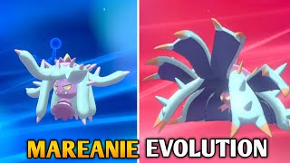 How To Evolve Mareanie Into Toxapex In Pokemon Sword amp Shield  Galar Pokedex [upl. by Iveksarap]