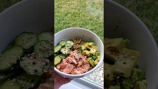 Healthy Salmon Bowl Recipe [upl. by Trant]