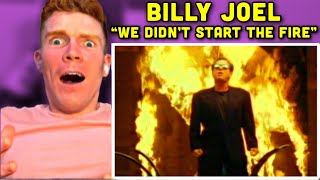 FIRST TIME HEARING Billy Joel  We Didnt Start the Fire REACTION [upl. by Orimar]