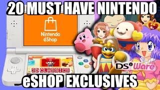 20 Exclusive Nintendo eShop Games You Need to Buy Before the eShop Closes Forever [upl. by Acireh]