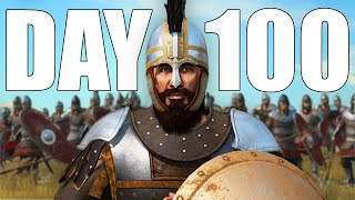 I Survived 100 DAYS in HARDCORE Mount amp Blade Bannerlord [upl. by Gratia856]