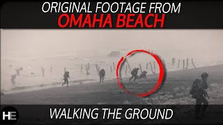 ORIGINAL FOOTAGE  Omaha Beach Assault Wave  WN60 and the German Defenders  Normandy WW2 [upl. by Eirffej244]