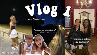 Vlog 1 das minhas férias em Sesimbra  ☀️🏕️ [upl. by Ityak311]