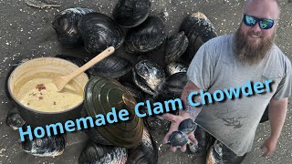 Perfect recipe for a Cold Day Catch Clean Cook  Clam Chowder [upl. by Aititel]