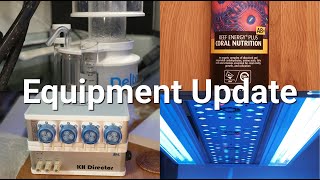 Equipment update Deltec 600i Skimmer EvergrowReefbreeder Photon V2 GHL KH Director amp Reef Energy [upl. by Acinomed]