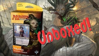 Rivals of Ixalan Vraska Planeswalker Deck Unboxed [upl. by Akkahs920]