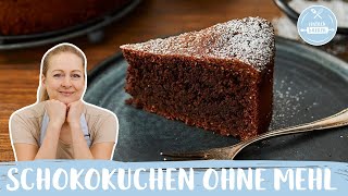 Schokokuchen ohne Mehl 🍫  saftiger SchokoladenTraum  Einfach Backen [upl. by Kcirnek]