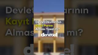 ⁉️Devlet Okullarında Kayıt Parası Alınması Yasal Mı  🚨 [upl. by Elyrrad]