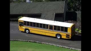 Kamehameha Schools  1980s Gillig Phantom School Bus  Detroit Diesel 6V92 MONTAGE [upl. by Clarise]