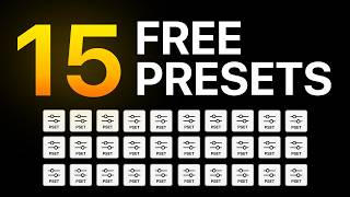 Get 15 Premiere Pro Presets For Free [upl. by Inal631]