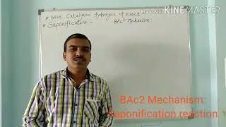 BAc2 mechanism Saponification [upl. by Jacobsohn]