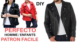 DIY Coudre un PERFECTO PATRON Facile détaillé Homme Enfant DÉBUTANT [upl. by Nitnilc619]