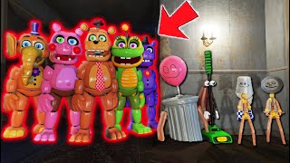 MEDIOCRE MELODIES ANIMATRONICS vs TRASH amp THE GANG GTA 5 FNAF Mods [upl. by Dekow]