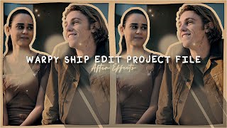 warpy ship edit project file  after effects [upl. by Oflunra]