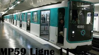 Les MP59 de la ligne 11 du métro parisien 1 [upl. by Jamieson]