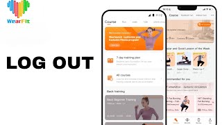 How To Log Out On Wearfit Pro App [upl. by Korella]