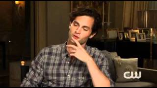 Gossip Girl Season 5 quotPenn Badgley Interviewquot [upl. by Atsilac]