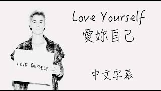 Love Yourself【愛妳自己】Justin Bieber 中文字幕 [upl. by Tekcirc]