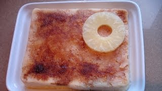 Postres fáciles rápidos caseros y económicos Bizcocho de piña [upl. by Einuj]