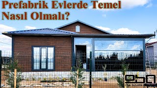 PREFABRİK EV TEMELİ NASIL OLMALI 🏠🏠PREFABRİK EVLER HAKKINDA🏠🏠 evturu prefabrikev prefabrik [upl. by Lledniw]