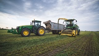 Wiślane sianokosy w Delta Agro  NOWY NABYTEK  JD 8200i  JD 8320R  JD 8310 [upl. by Raskind]