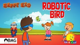 Happy Kid  Robotic Bird  Episode 75  Kochu TV  Malayalam [upl. by Hsepid]