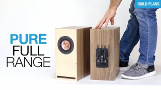 Building a FullRange Bookshelf  Desktop Monitor Speaker  by SoundBlab [upl. by Sudbury]