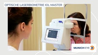 Optische Biometrie IOL Master  MUNICH EYE [upl. by Ap]