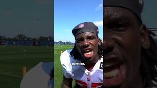 Well we know what the DB’s think 😅 shorts funny questionoftheday giants newyorkgiants football [upl. by Haik]