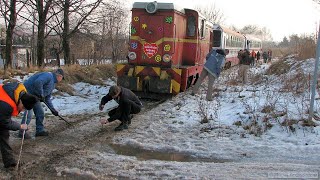 20090125GKW Śnieg paliwo piach i łzy czyli Bytom Wąskotorowe  Tarnowskie Góry w ciężkim sezonie [upl. by Troy466]