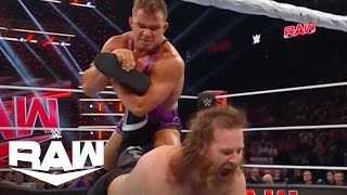 Chad Gable Crushes Sami Zayn Otis Reluctantly Helps  WWE Raw Highlights 52024  WWE on USA [upl. by Eiramaliehs]