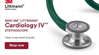 3M Littmann Cardiology IV Stethoscope [upl. by Bonis163]